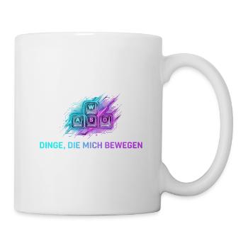 WASD Gaming PC: Dinge die mich bewegen - Tasse - Weiß - Rechts