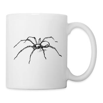 Illustration d’un animal d’araignée brillante - illustration - Mug blanc - blanc - Droite