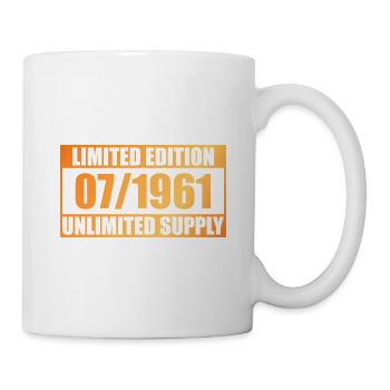 65e anniversaire Édition Limitée - ꝏ Fourniture 07/1961 - Mug blanc - blanc - Droite