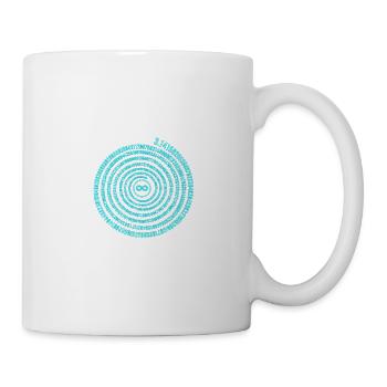 Irrational Number Pi Symbol Infinity Helix - Mug - white - Right