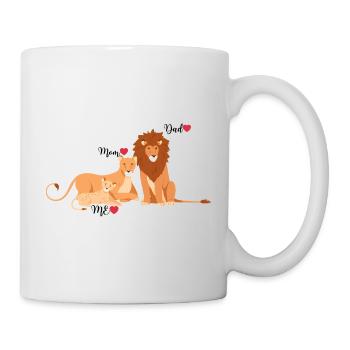 Lion family - Mug - white - Right