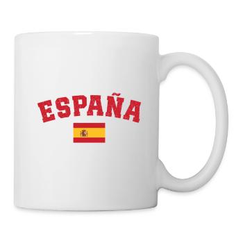Espagne Drapeau de l’Espagne  - Mug blanc - blanc - Droite