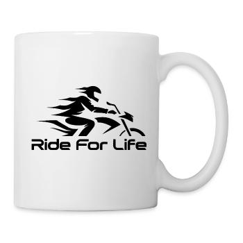 Ride For Life Dynamic Motorcycle - Mug - white - Right