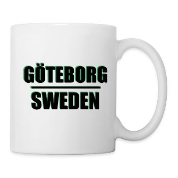 Göteborg Suède Typographie Art Tee - Mug blanc - blanc - Droite