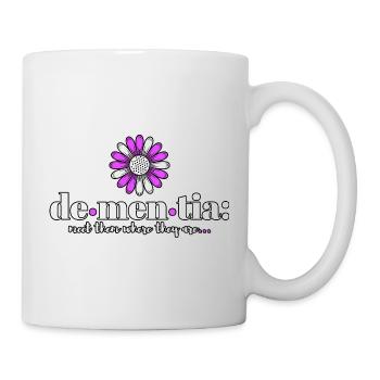 Meet Them Where They Are Purple Dementia Awareness - Mug - white - Right