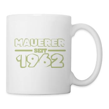 Maurermeister 1962 - Tasse - Weiß - Rechts
