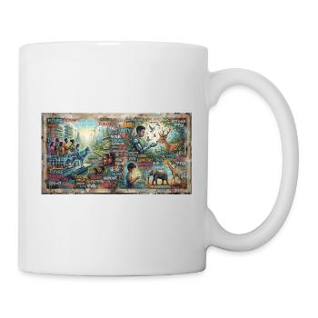 Zukunftsharmonie und Vielfalt - Tasse - Weiß - Rechts