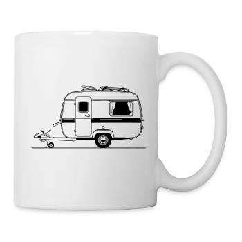caravane - Mug blanc - blanc - Droite