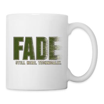 FONDU – Je suis toujours là. Techniquement - Mug blanc - blanc - Droite