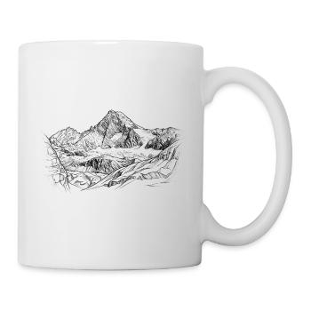 Großglockner | Le plus haut sommet d’Autriche, 3798 m - Mug blanc - blanc - Droite