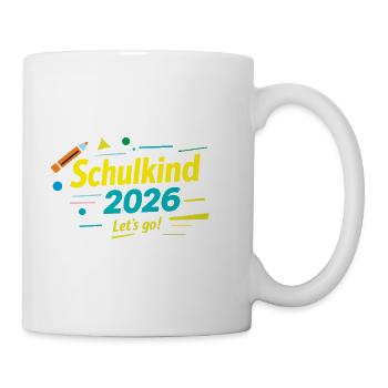 Schulkind 2026 - Endlich gehts los - Tasse - Weiß - Rechts