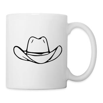 Cadeau de danse en ligne de chapeau cowboy cowboy - Mug blanc - blanc - Droite