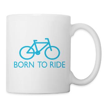 Born to Ride Saying Bicycle - Mug - white - Right