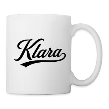 Klara Name Gift First Last Family - Mug - white - Right