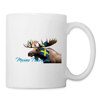 Meine Therapie Schwedenmoose - Tasse - Weiß - Rechts