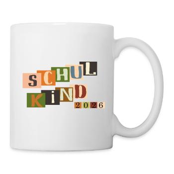 Schulkind  - Tasse - Weiß - Rechts