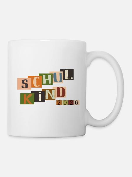 Schulkind - Tasse - Weiß