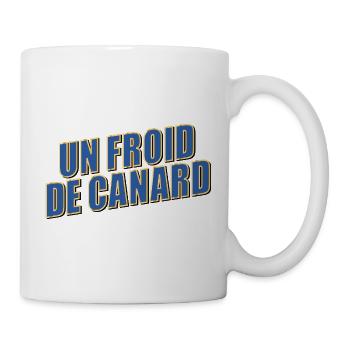 Hiver Froid Canard - Mug blanc - blanc - Droite