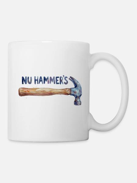 Aquarell Hammer - Nu Hammer's - Tasse - Weiß