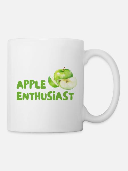Apple Enthusiast – Green Style - Mug - white