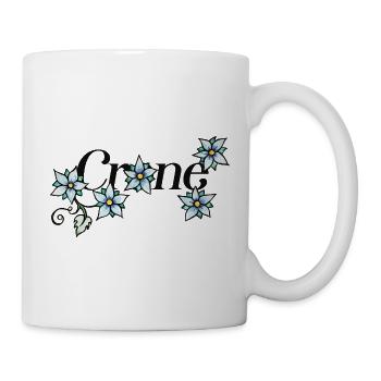 Azure Bloom Vine - Tasse - Weiß - Rechts