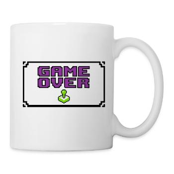 Game Over Pixel Rahmen - Tasse - Weiß - Rechts