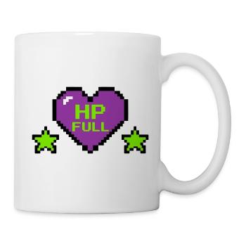 HP Full Pixel Herz Logo - Tasse - Weiß - Rechts