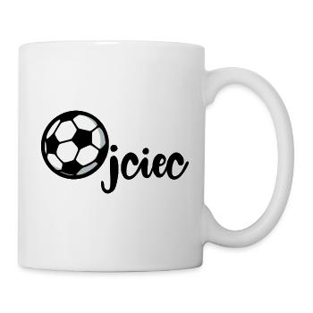 Fußball Papa Papa - Tasse - Weiß - Rechts