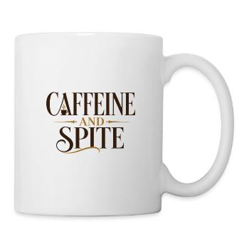 Caféine et rancune - Mug blanc - blanc - Droite