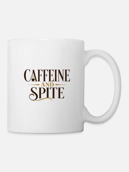 Caffeine and Spite - Mug - white
