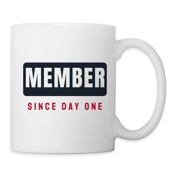 Barreau des membres en lettres - Club des membres - Mug blanc - blanc - Droite