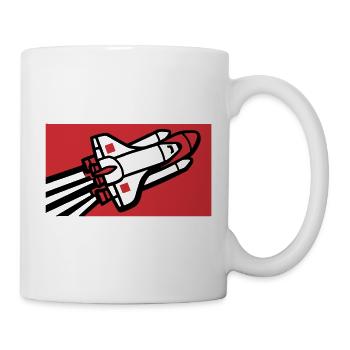 Space Shuttle Silhouette - Mug - white - Right