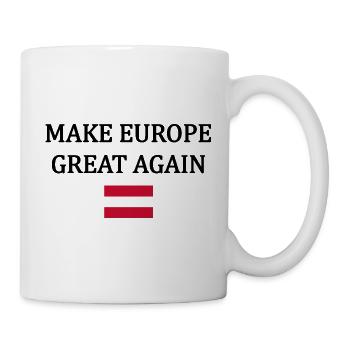Make Europe Great Again – Austria - Mug - white - Right