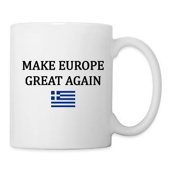 Make Europe Great Again – Greece - Mug - white - Right