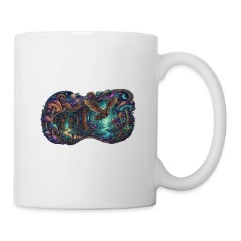 Night Forest Dragon Trail - Mug - white - Right