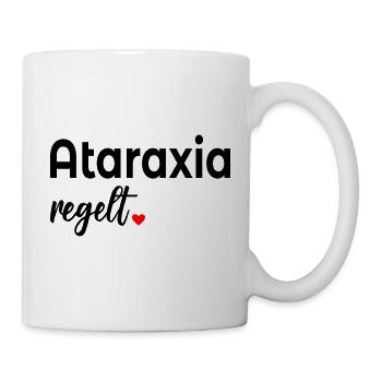 Unerschuetterlichkeit_Ataraxia_Gelassenheit - Mug blanc - blanc - Droite