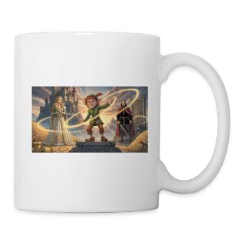 Rumpelstiltskin Spins Straw Into Shining Gold - Tasse - Weiß - Rechts