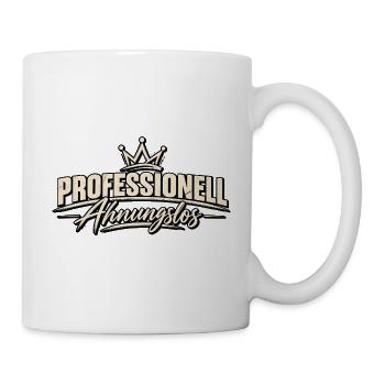 Professionell ahnungslos – Lustiger Spruch - Tasse - Weiß - Rechts