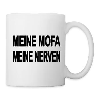 Mofa - Tasse - Weiß - Rechts