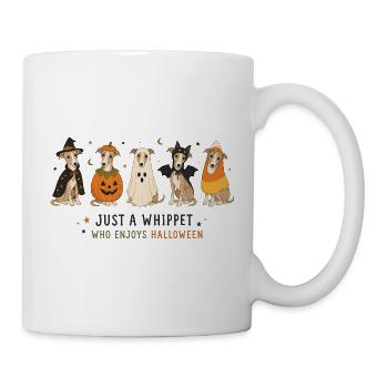 Whippet-Halloween-Crew - Tasse - Weiß - Rechts