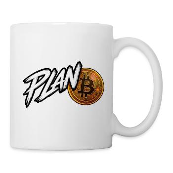 Plan Bitcoin - Tasse - Weiß - Rechts