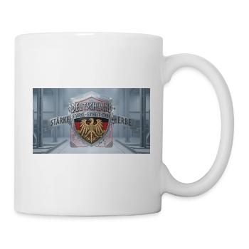 Deutschland Schildadler Motiv - Tasse - Weiß - Rechts