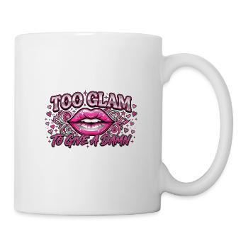 Zu glamourös, um sich um Y2K zu kümmern - Tasse - Weiß - Rechts
