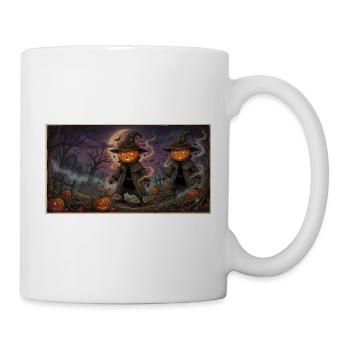 Halloween Kleidung - Tasse - Weiß - Rechts
