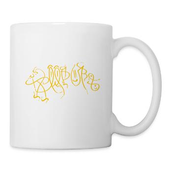 Abstraktes Hamburg T-Shirt - Tasse - Weiß - Rechts