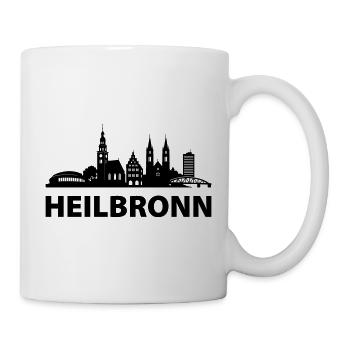 Heilbronn Skyline - Tasse - Weiß - Rechts