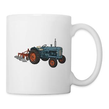 Traktor / Traktor / Traktor - Tasse - Weiß - Rechts