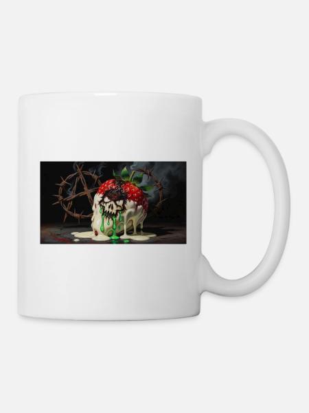 Deluxe Pestizid Erdbeere - Tasse - Weiß