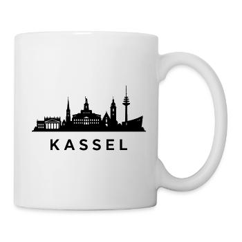 Kassel Skyline - Tasse - Weiß - Rechts