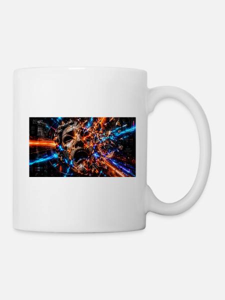Das Zerbrechen der Persona - Tasse - Weiß